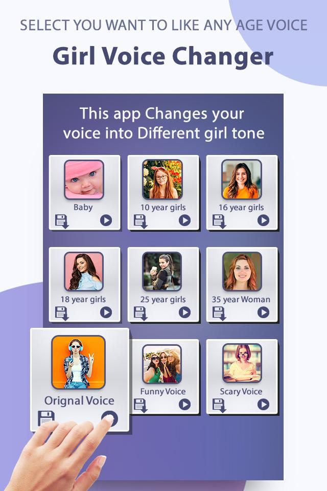 App giả giọng nữ Girl Voice Changer