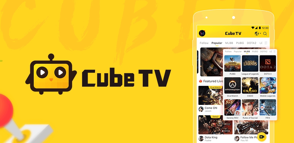 App live stream Cube TV